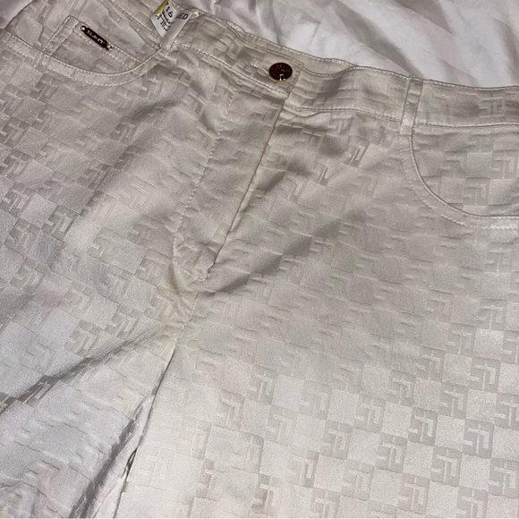 St. John Sport High Rise Straight Leg Monogrammed Pants - Picture 12 of 12